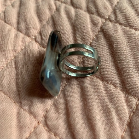CREATION - Brown white Glass Ring - OZ - Picture 4 of 13